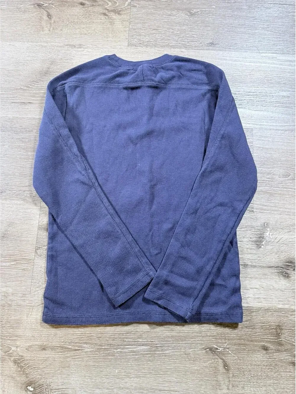 Polo Ralph Lauren Boy Navy Blue‎ Cotton Waffle-Knit Pullover Sweater Size 10/12